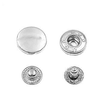 Amazon.co.jp: 50セット メタルスナップファスナー スナップ
